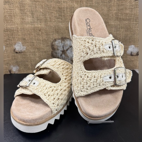 Corkys Women's Cream Sandals - Dash - Picture 2 of 5